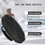 Soft Silicone Body Scrubber - Gentle Exfoliation Brush