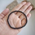 Black Onyx Healing Gemstone Stretch Bracelet
