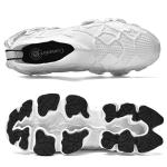 Poramea Unisex Slip-On Tennis Shoes White