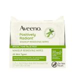 Aveeno Radiant Makeup Remover Wipes Twin Pack