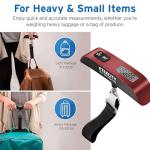 Portable Digital Luggage Scale with Temperature Sensor