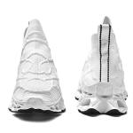 Poramea Unisex Slip-On Tennis Shoes White