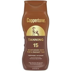 Lightweight SPF 15 Sunscreen Lotion for Radiant Tan