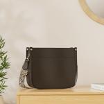 AUYOCO Vegan Leather Crossbody Bag with Guitar Straps