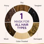 Keratin Hair Mask with Coconut & Argan Oils