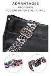 AUYOCO Vegan Leather Crossbody Bag with Guitar Straps
