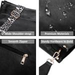 AUYOCO Vegan Leather Crossbody Bag with Guitar Straps