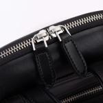 DOSHI Slim Black Vegan Leather Backpack Purse