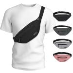 Stylish Large Crossbody Fanny Pack with Zippers