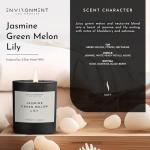 Luxury Coconut Wax Candle - Jasmine & Green Melon