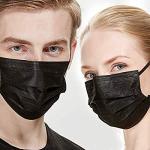 NNPCBT Black Disposable Face Masks – 100 Pack