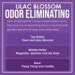 Lilac Blossom Scented Candle for Odor Elimination