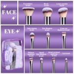 23-Piece Makeup Brush Set with Travel Sponge