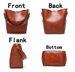 Molodo Women’s PU Leather Bucket Tote Handbag