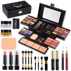 Luxury Makeup Kit with Mirror and 58 Colors