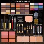 Luxury Makeup Kit with Mirror and 58 Colors