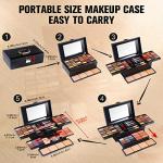Luxury Makeup Kit with Mirror and 58 Colors