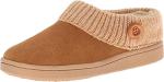Clarks Women's Cozy Knitted Collar Clog Slipper