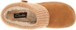 Clarks Women's Cozy Knitted Collar Clog Slipper