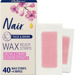 Nair Hair Removal Wax Strips with Orchid Essence