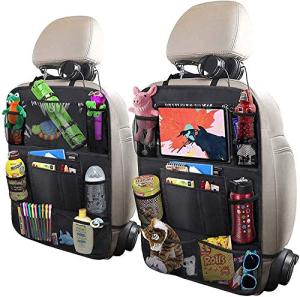 ULEEKA Backseat Organizer with Table Holder and Pockets