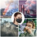 ZTANPS 100 Pack Black Disposable 3-Ply Masks