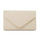 Elegant Faux Suede Clutch Bag for Special Events