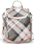 Beige Anti-Theft Telena Backpack Purse for Women