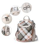 Beige Anti-Theft Telena Backpack Purse for Women