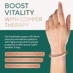 Solid Copper Handmade Tibetan Bracelet for All