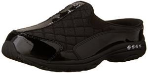 Easy Spirit Women's Black Traveltime 12 Mules, Size 8.5