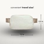 Cream Sherpa Belt Bag for Women