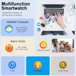 Stylish HD Smartwatch with Fitness Tracker Feature