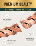 MagnetRX Adjustable Twisted Copper Magnetic Bracelets