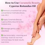 Cyperus Rotundus Oil for Hair Removal & Care
