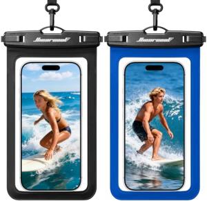 Waterproof Phone Pouch - Beach Travel Essentials 2 Pack