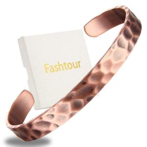 Handmade Copper Cuff Bracelet for Men & Women