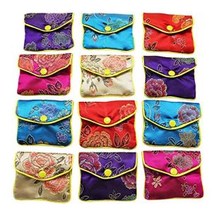 MorTime Silk Pouch Gift Bags - Pack of 12