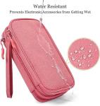 Stylish Waterproof Travel Organizer for Cables and Tech