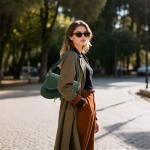 Woven Crocodile Leather Shoulder Bag – Green