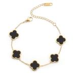 18K Gold Plated Clover Lucky Bracelet for Women