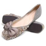 Stylish Gold Sequin Ballet Flats for Women