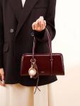 Stylish Brown Multi-Pocket Shoulder Bag