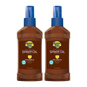 Banana Boat SPF 4 Deep Tanning Oil Spray Twin Pack