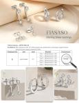 Dainty 14K Gold Plated Silver Earrings Set