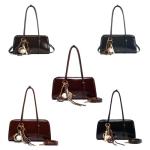 Stylish Brown Multi-Pocket Shoulder Bag