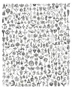 Tibetan Silver Alloy Charms for DIY Jewelry