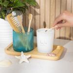 Inis Ocean-Fresh Scented Candle in Frosted Glass