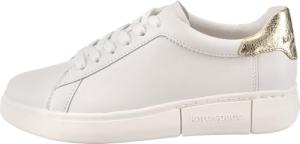 Kate Spade Lift Lace-Up Sneakers, Optic White/Gold