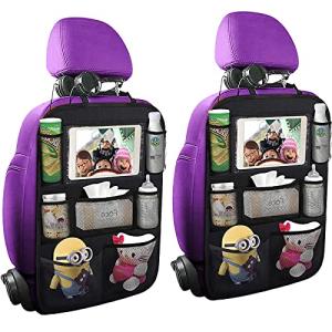 Car Organizer Mats with Tablet Holder - 2PCS